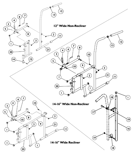 Removable Arm Frames and Hardware