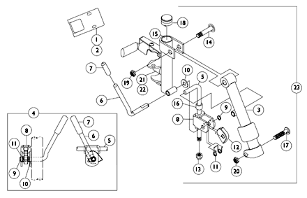 Legrest Support Assembly