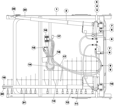 Foot Spring - Semi Electric 5890, 5891, 5892