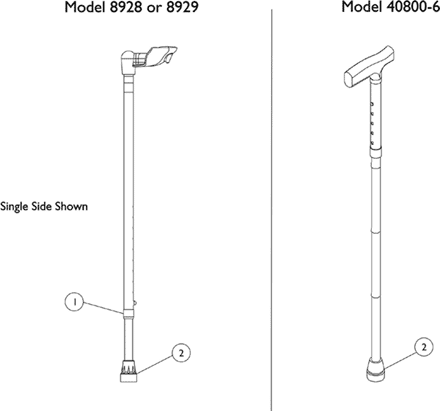 Cane (Orthopedic Grip/Folding)