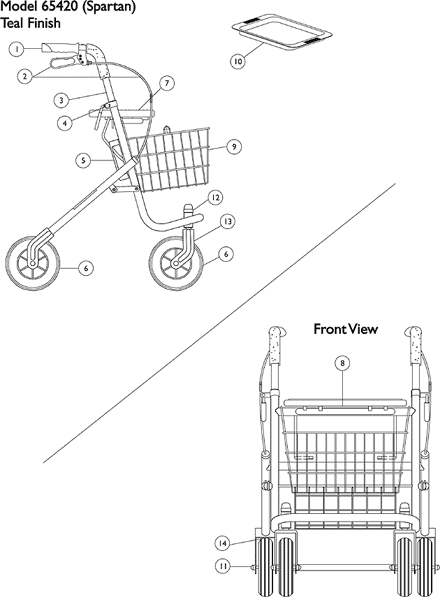 Rollator (Four Wheeled)