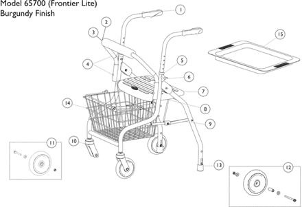 Rollator (Four Wheeled)