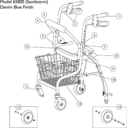 Rollator (Four Wheeled)