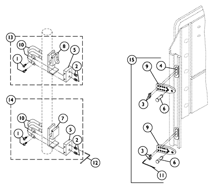 Silhouette Back Mounting Hardware