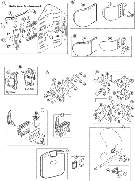 Infinity Back Hardware and Accessories - After 12/15/01