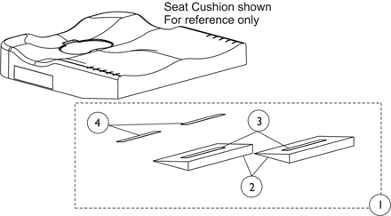 InTouch Stabilite OM Removable Leg Wedge