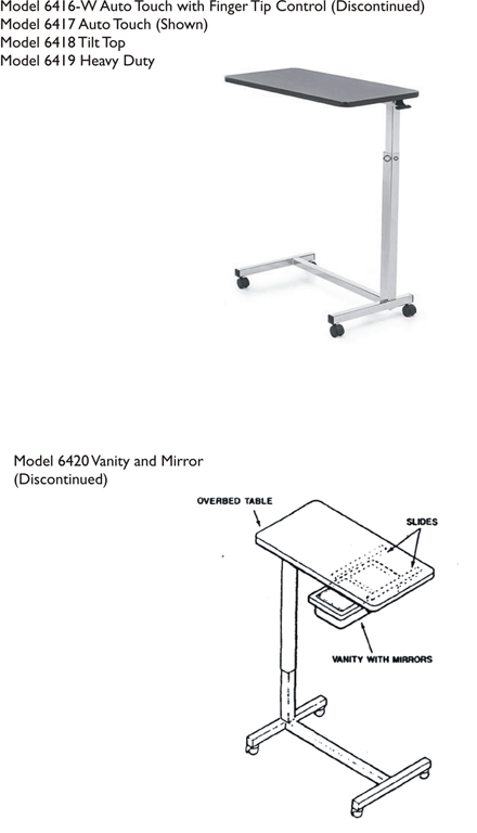 Overbed Tables