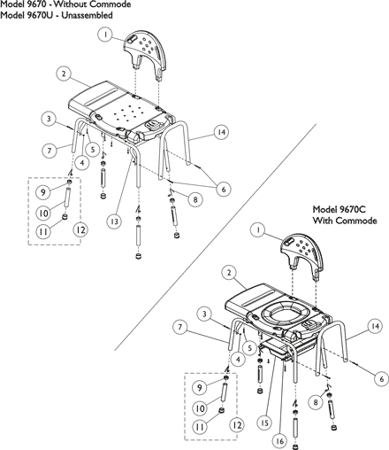 Transfer Bench (Large Blow Molded)