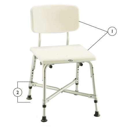 Shower Chair - Bariatric (Model 9785-2)