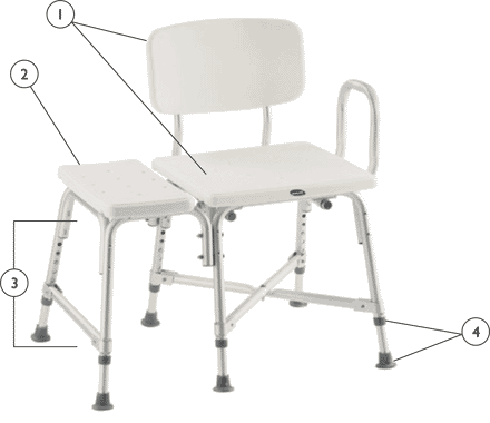 Transfer Bench - Bariatric (Model 9675-2)