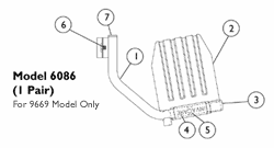 Clamp-On Footrests