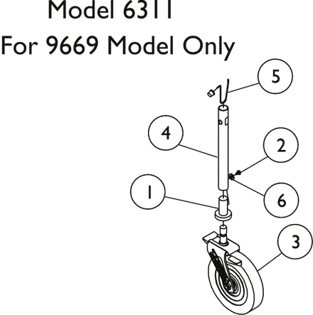 Adjustable Wheeled Legs