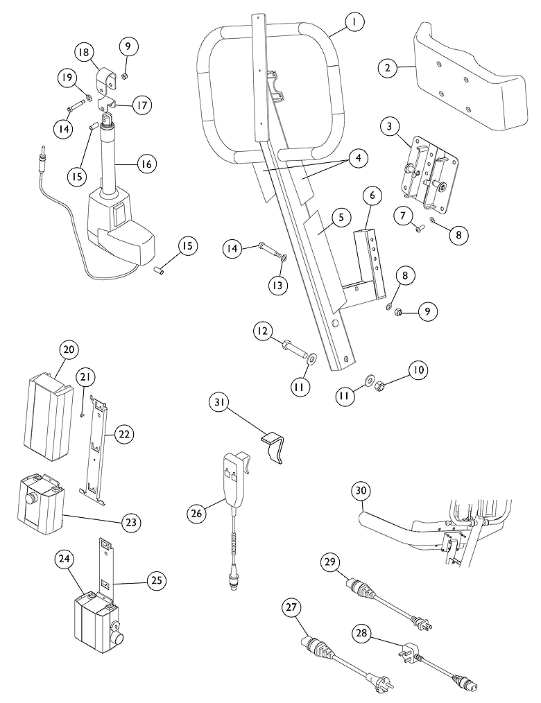 Mast Assembly - RPS350-1