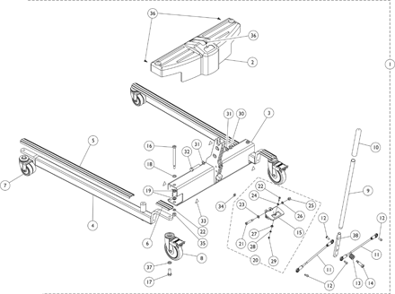 Base Assembly - RPL600-1