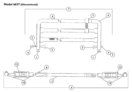 Standard Quick Clip-On Bed Rails