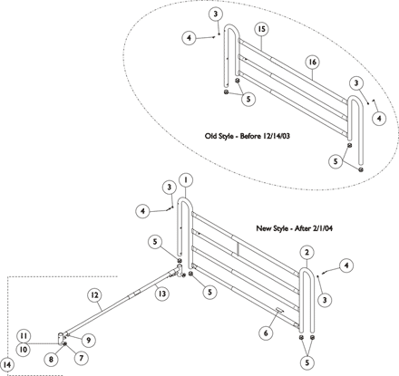 Deluxe Spring Loaded Bed Rails