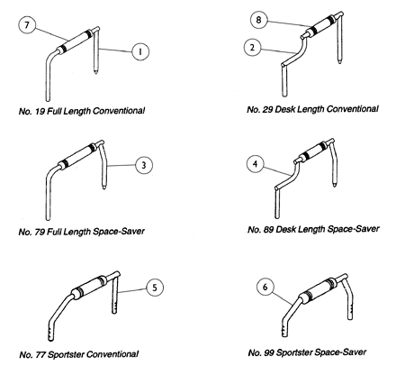 Arms with Foam Grips