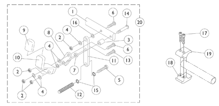 High Mount Wheel Locks