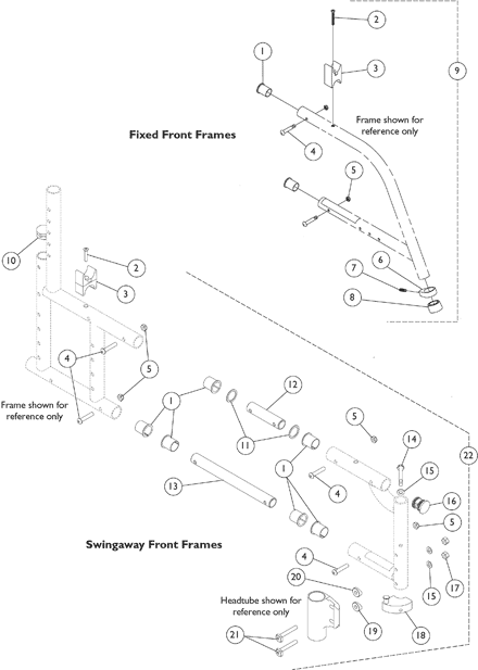 Frame Hardware - Xtra/Jr. Built After 3/03