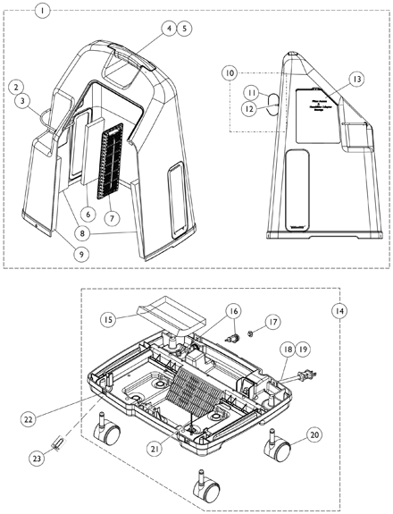 Cabinet and Base (10 Liter Models)