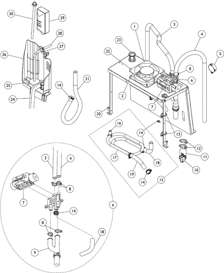 Sound Box Assembly (10 Liter Models)