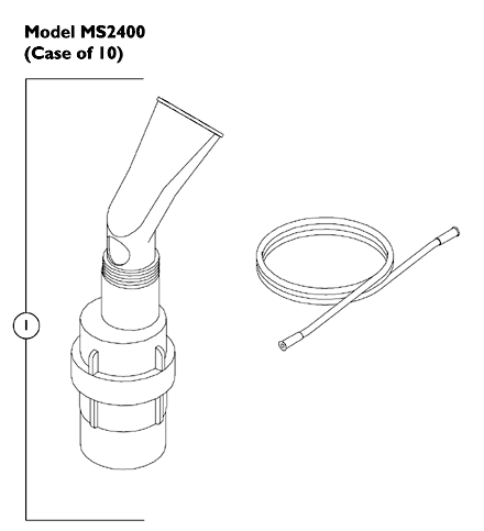 Single Nebulizer - Durable Sidestream