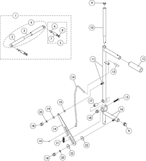 Reclining Back Hardware