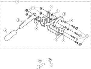 Link-Pivot Style Wheel Locks