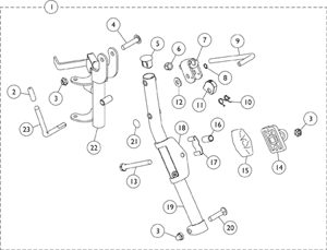 Legrest Support Assembly