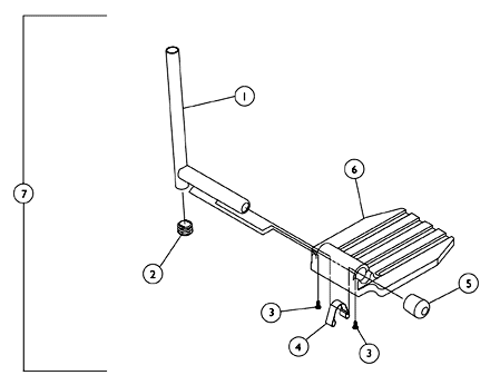 Pivot Slide Tube with Footplate