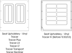 Upholstery - Seat Upholstery without Hardware