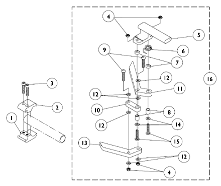 Undermount Wheel Lock