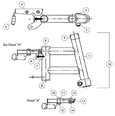 Footrest Support Assembly