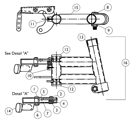 Footrest Support Assembly