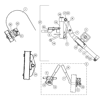 Legrest Support Assembly