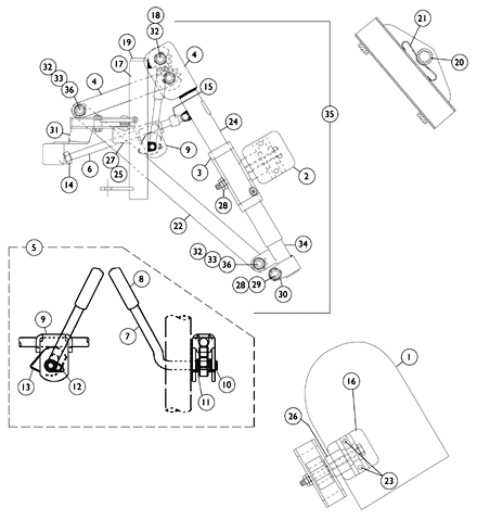 Legrest Support Assembly