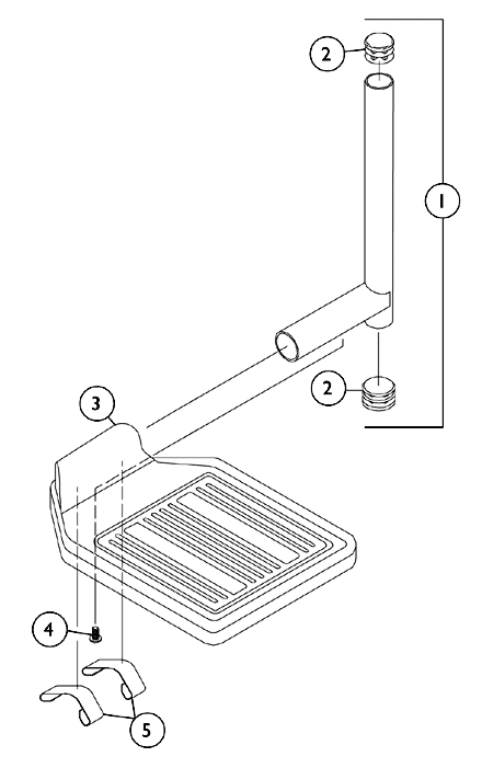 Pivot Slide Tube with Footplate