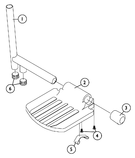 Pivot Slide Tube with Footplate