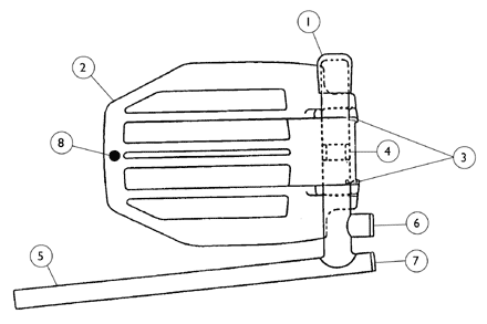 Pivot Slide Tube with Footplate