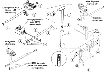 Mid-Line Swing Bracket Assembly