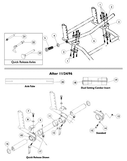 Axles and Camber Bars