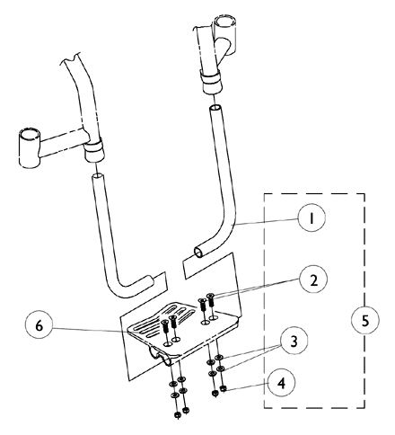 One Piece Adjustable Angle Footplate