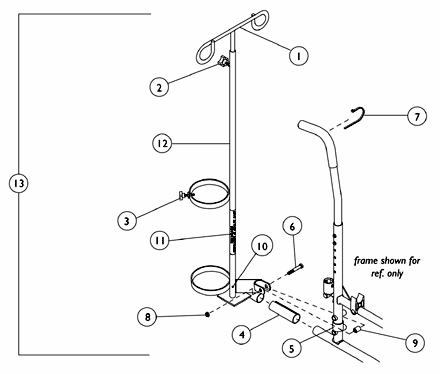 I.V. / Oxygen Holder