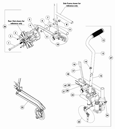 Cyclical Lever Drive - 9 Spoke - For Canadian Chairs Only