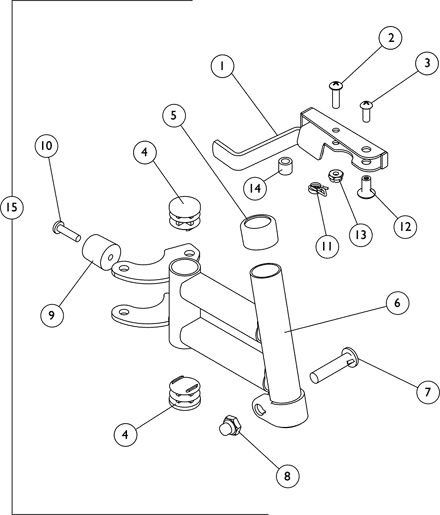 Footrest Support Assembly