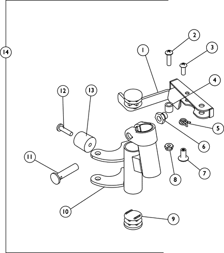 Footrest Support Assembly