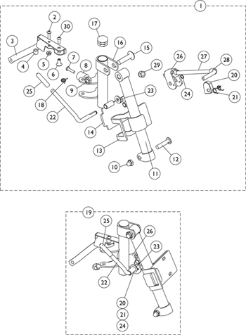 Legrest Support Assembly