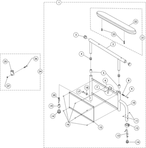 9000SL Non-Removable Conventional Adjustable Height Arms