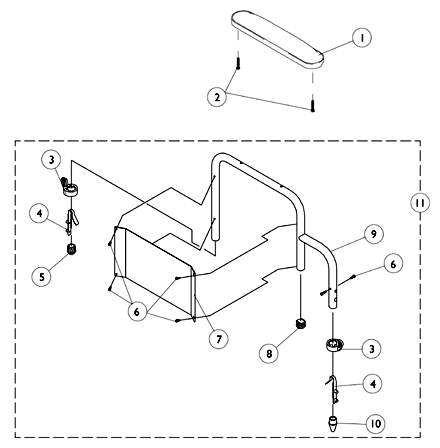 Fixed Height Arms and Hardware