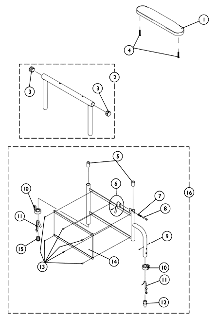 Adjustable Height Arms and Hardware